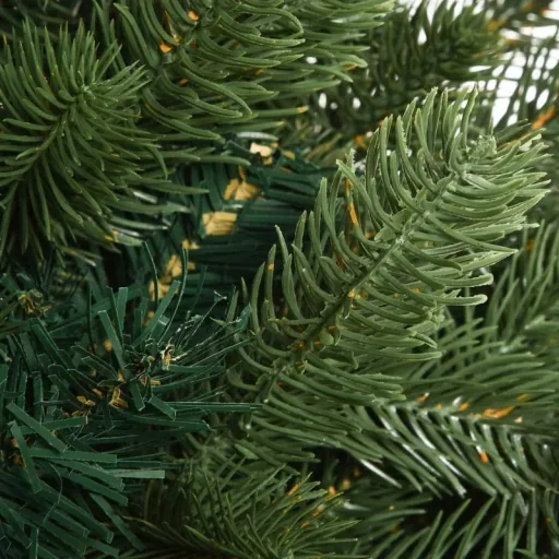 künstlicher Weihnachtsbaum 1,5 m Christbaum Tannenbaum PVC PE Metall Grün Ø75 x 150 cm