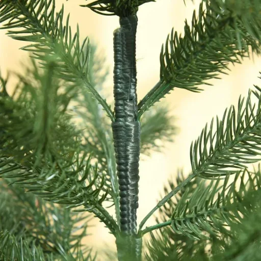 künstlicher Weihnachtsbaum 1,5 m Christbaum Tannenbaum PVC PE Metall Grün Ø75 x 150 cm