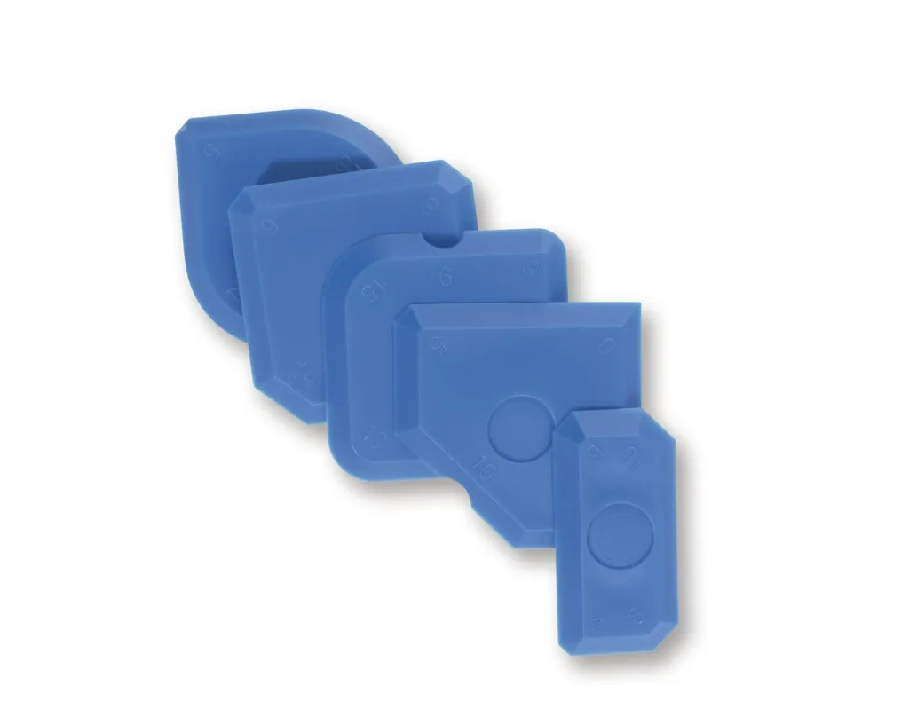 Silikonentferner 5 in 1, 20 cm grau/rot