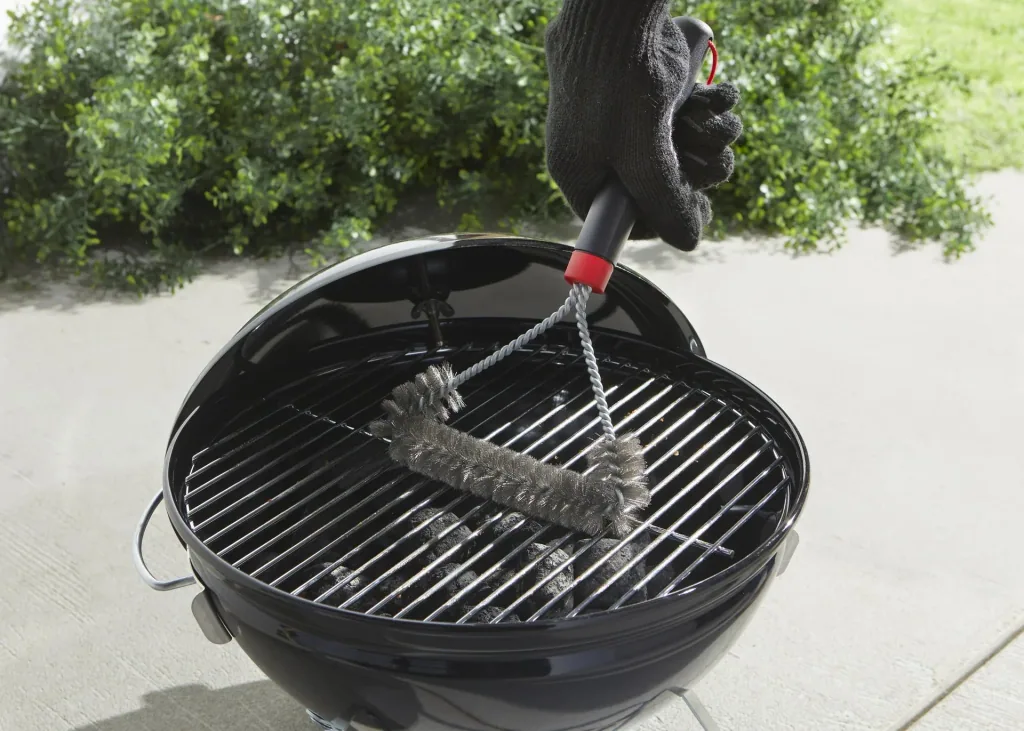 Dreiseitige Grillbürste, 30 cm