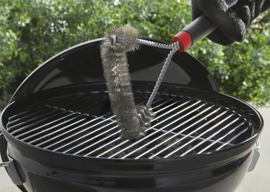 Dreiseitige Grillbürste, 30 cm