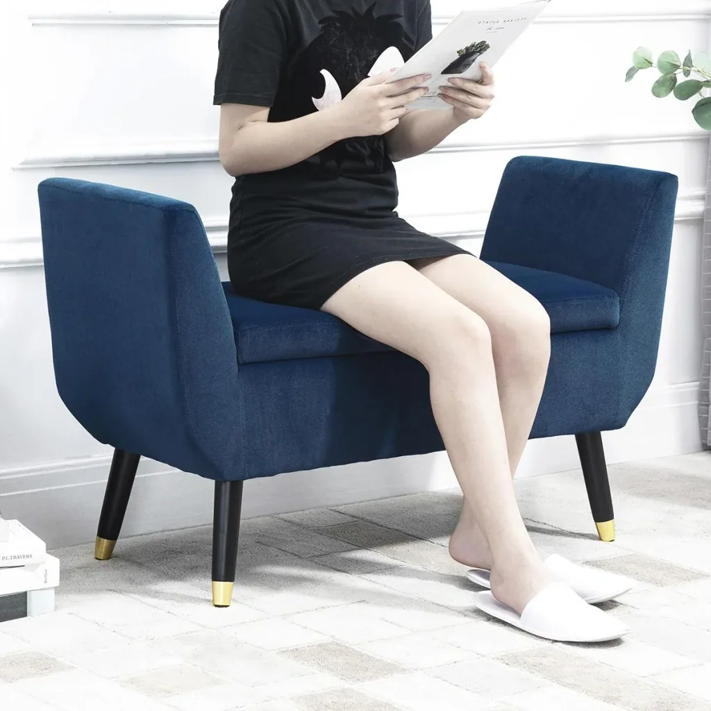 Luxus Sitzbank 107 cm x 42 cm x 65 cm