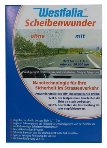 Scheibenversiegelung NANO - Das Scheibenwunder