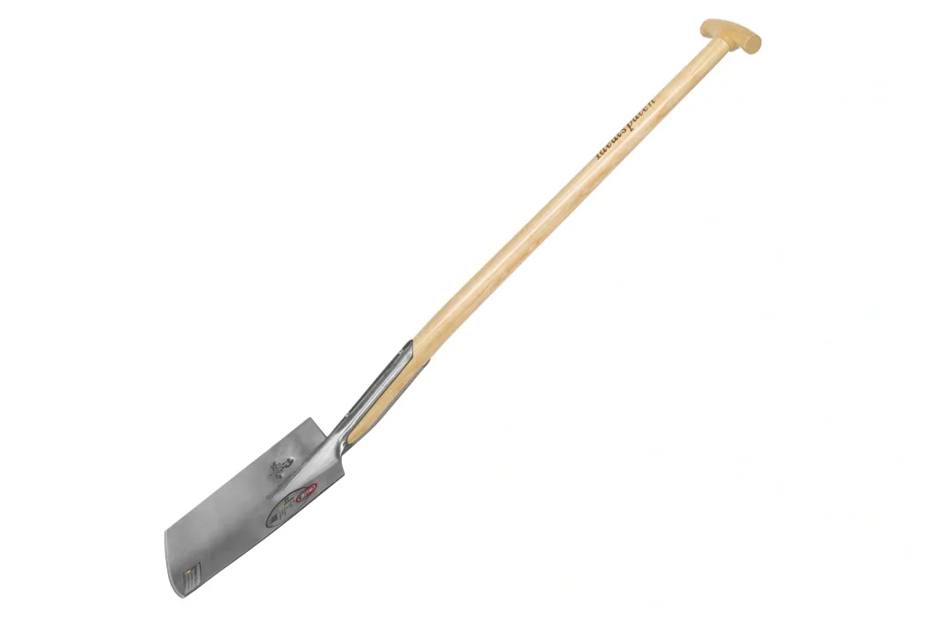 Spaten, Gärtner Form, Gr. 2, poliert, Eschen-T-Stiel 85 cm