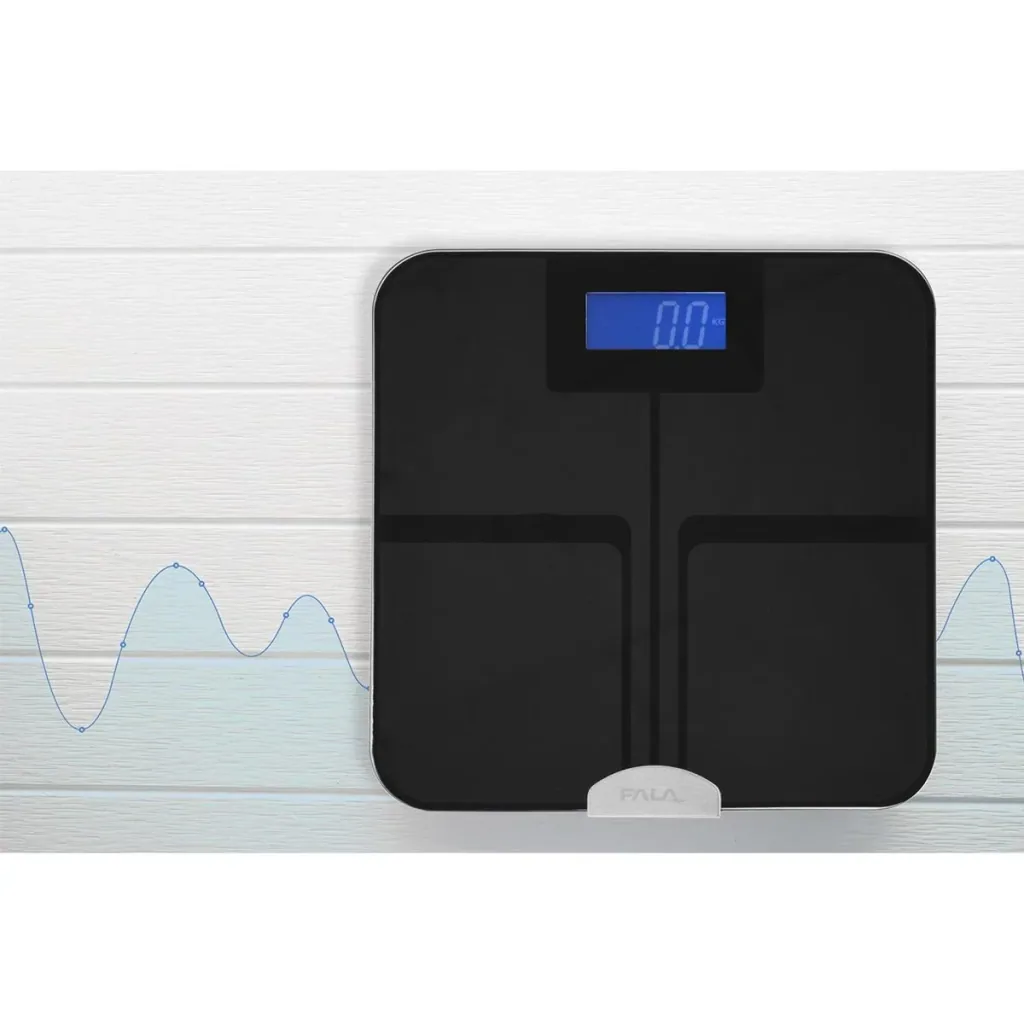 FALA Elektrische Waage mit bluetooth - Körperanalyse - 30X30cm