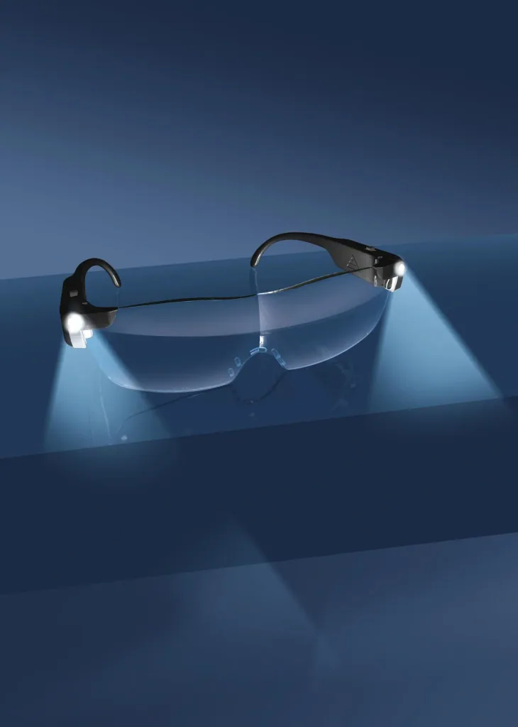 LED-Lupenbrille, wiederaufladbar