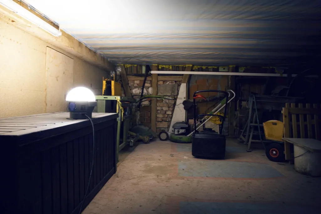 LED Arbeitsleuchte Future Ball 20W, mit Steckdose