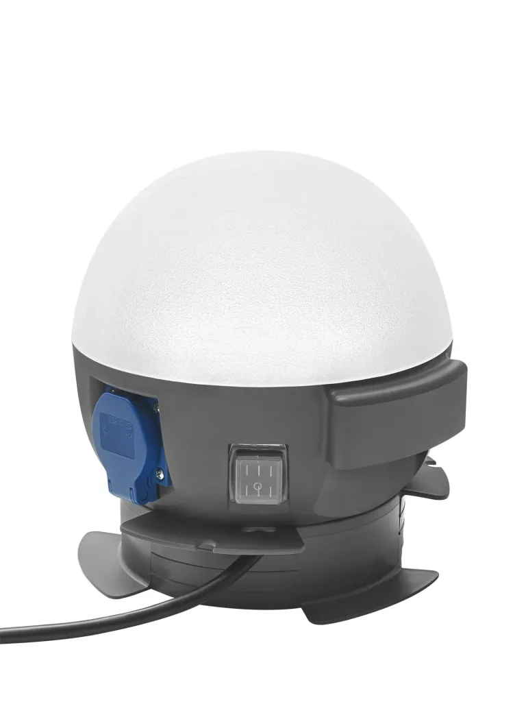 LED Arbeitsleuchte Future Ball 20W, mit Steckdose