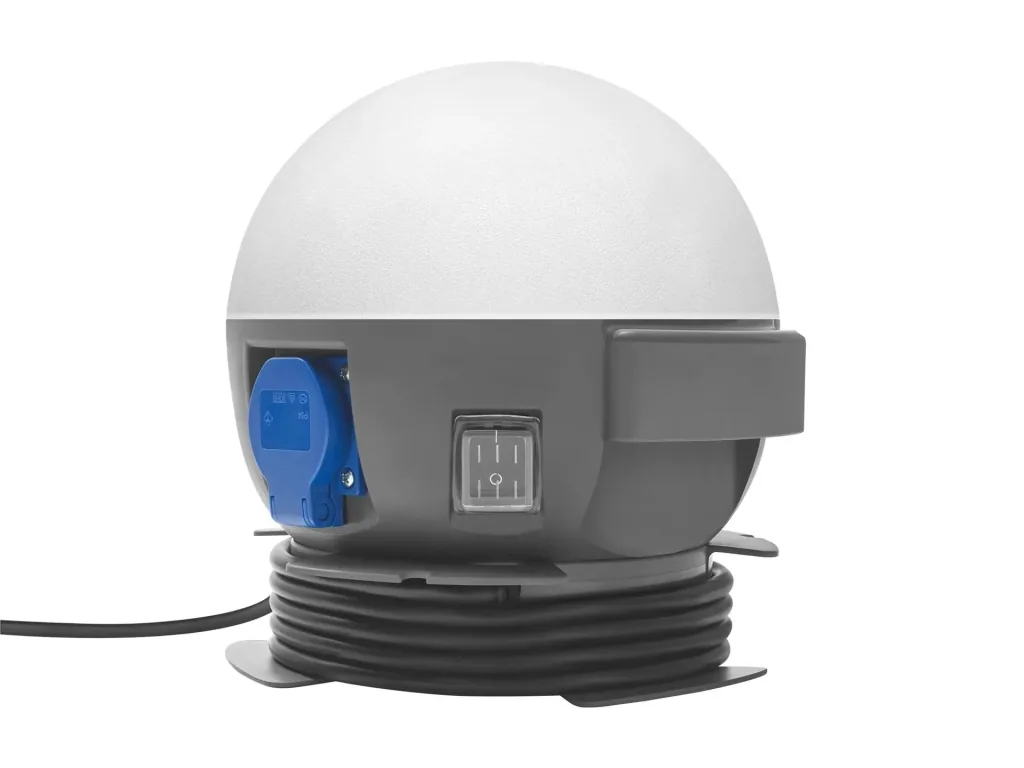 LED Arbeitsleuchte Future Ball 20W, mit Steckdose