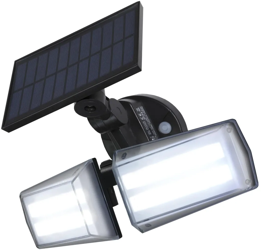 Solar LED Fluter mit Mikrowellen Sensor