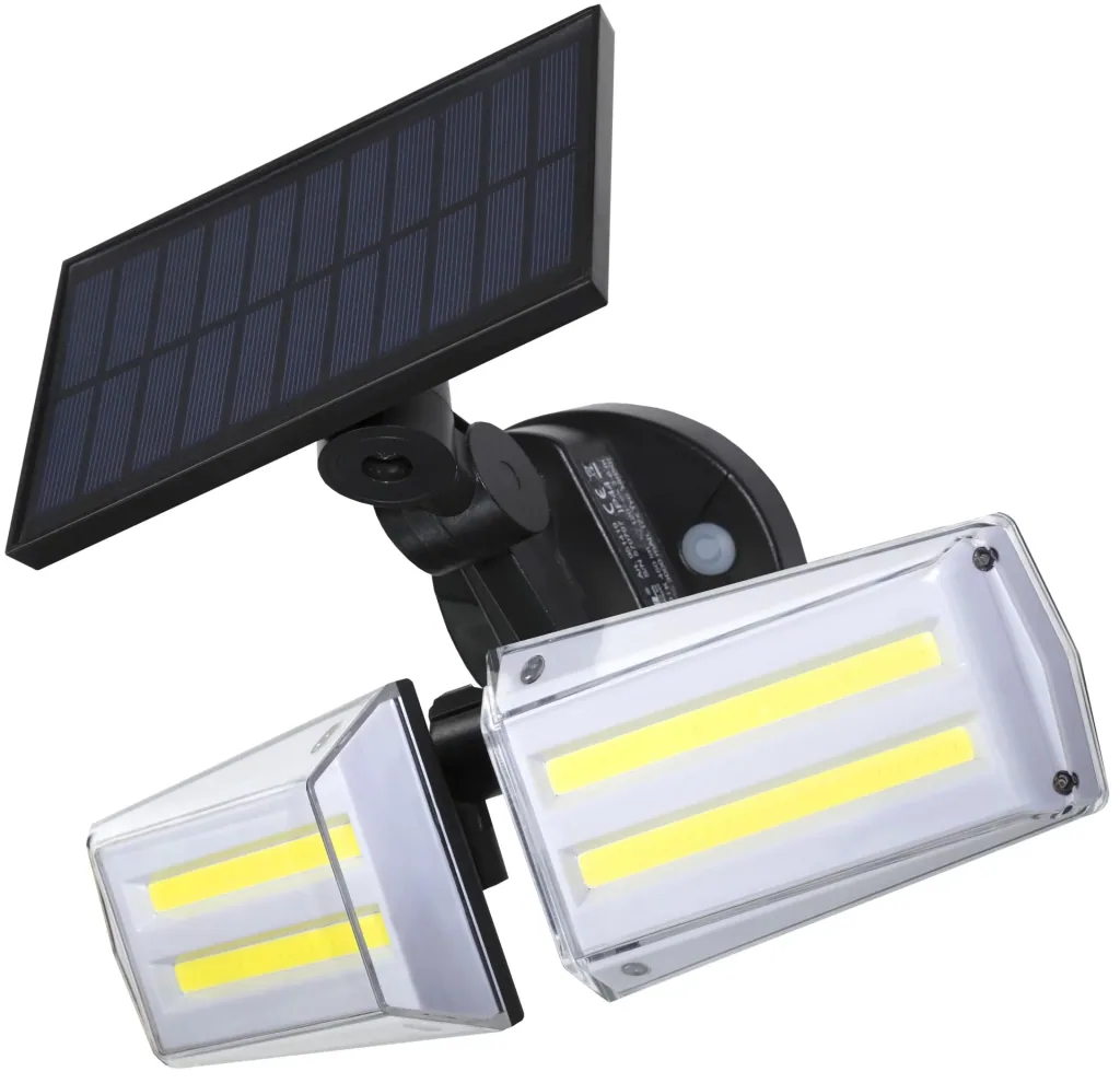 Solar LED Fluter mit Mikrowellen Sensor