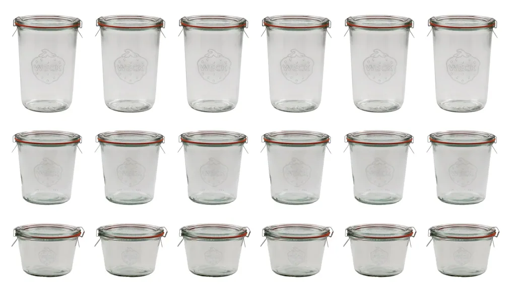 Einkochglas 100 STURZ 1/2 L, 6er Pack, 580 ml Volumen