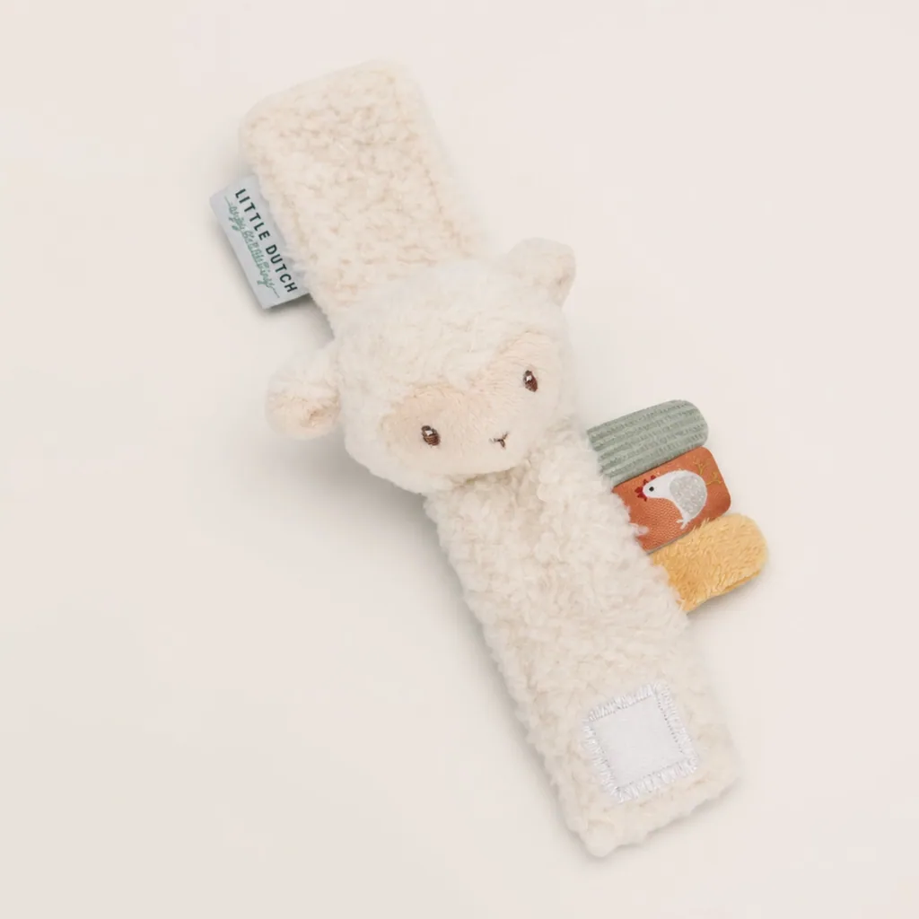 Little Dutch Handgelenkrassel Little Farm - Schaf Rasselarmband & Greifelementen