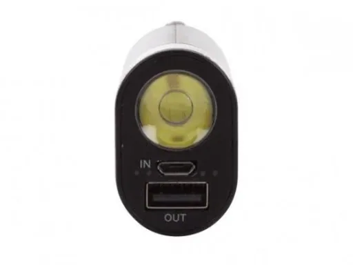 6-In-1 Autoladegerät / Powerbank / LED-Taschenlampe / Sicherheitsgurtschneider / Notfallhammer