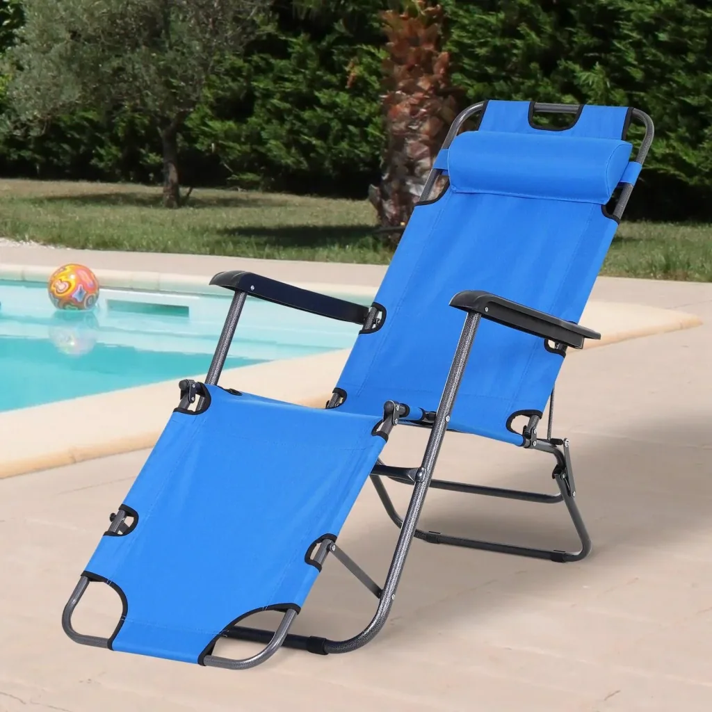 Relaxliege mit Kopfkissen