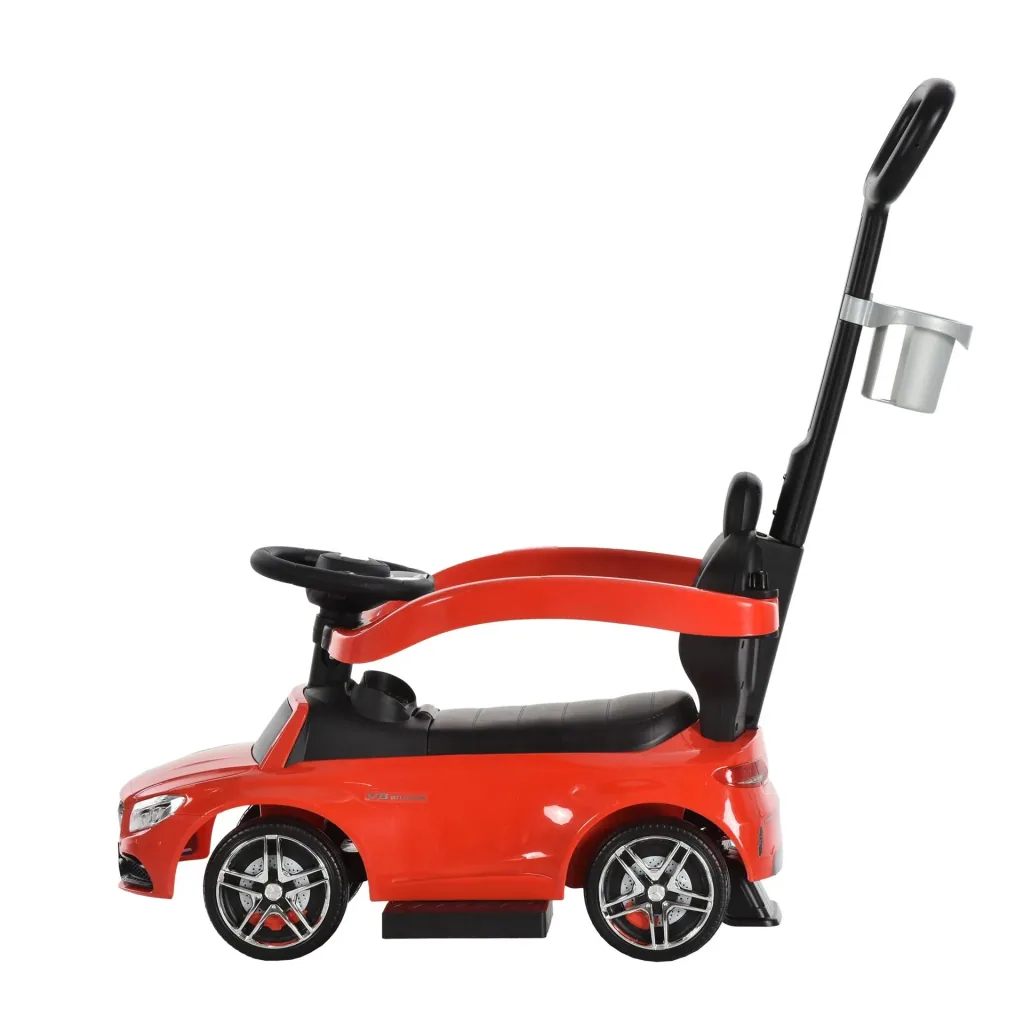 Rutschauto mit Schub- und Haltestange