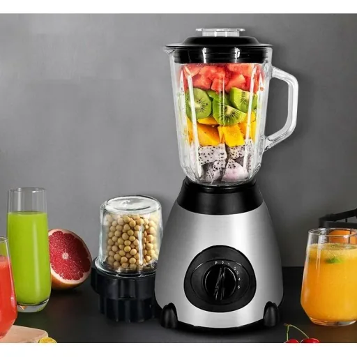 Mixer - 5 Geschwindigkeitsstufen - 1,5 l - 1000 W - Edelstahl