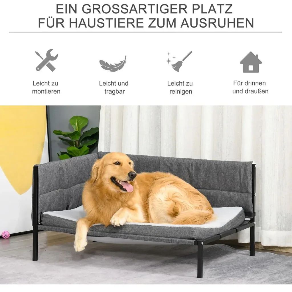Hundesofa mit 2 Kissen Hundebett m