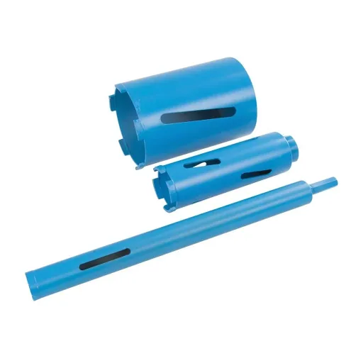 7-teiliges Diamant-Kernbohrer-Set 28, 52 und 107 mm