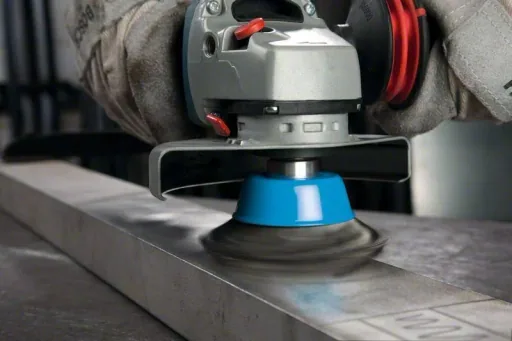 Topfbürste, gezopfter Stahldraht, 75 mm