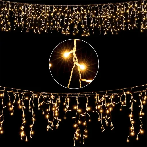 Weihnachtsbeleuchtung 20M 600 LED's für den Innen- und Außenbereich
