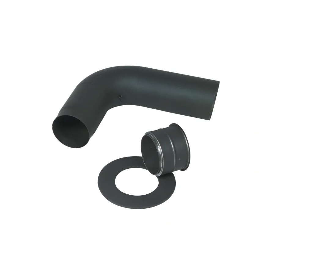Kaminrohr-Anschluss Set 150 mm Fullform graphit
