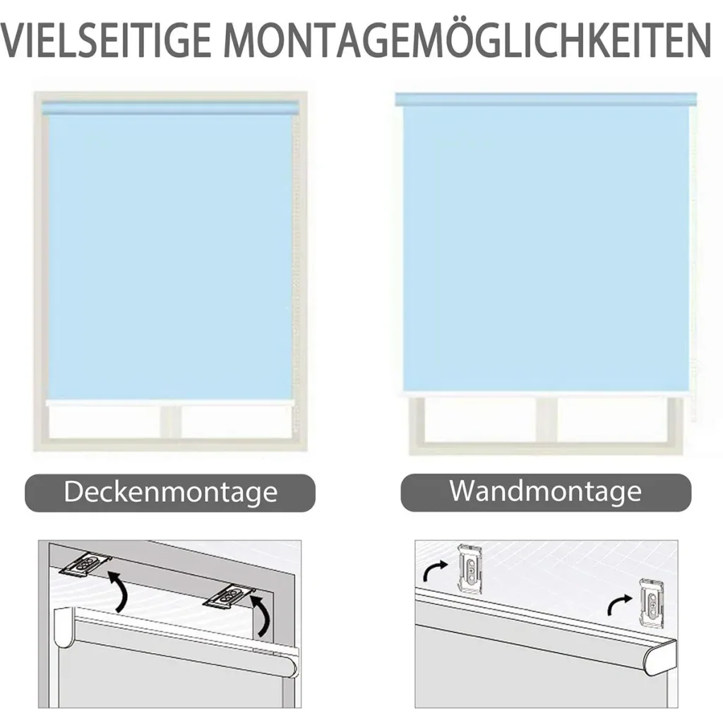 Senkrechtmarkise mit Handkurbel dunkelgrau