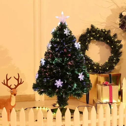 Weihnachtsbaum mit 12 LED-Lichter grün