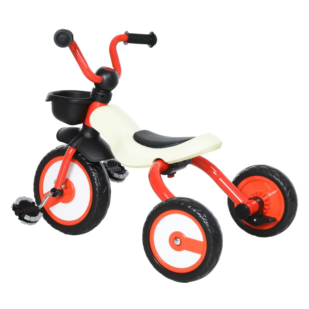 Kinderdreirad mit Korb