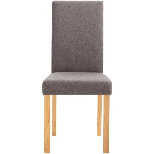 Esszimmerstühle 2tlg. Stoff taupe