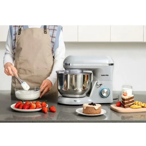 NL Leistungsstarker Food Processor - 1500W - 6L - Edelstahl