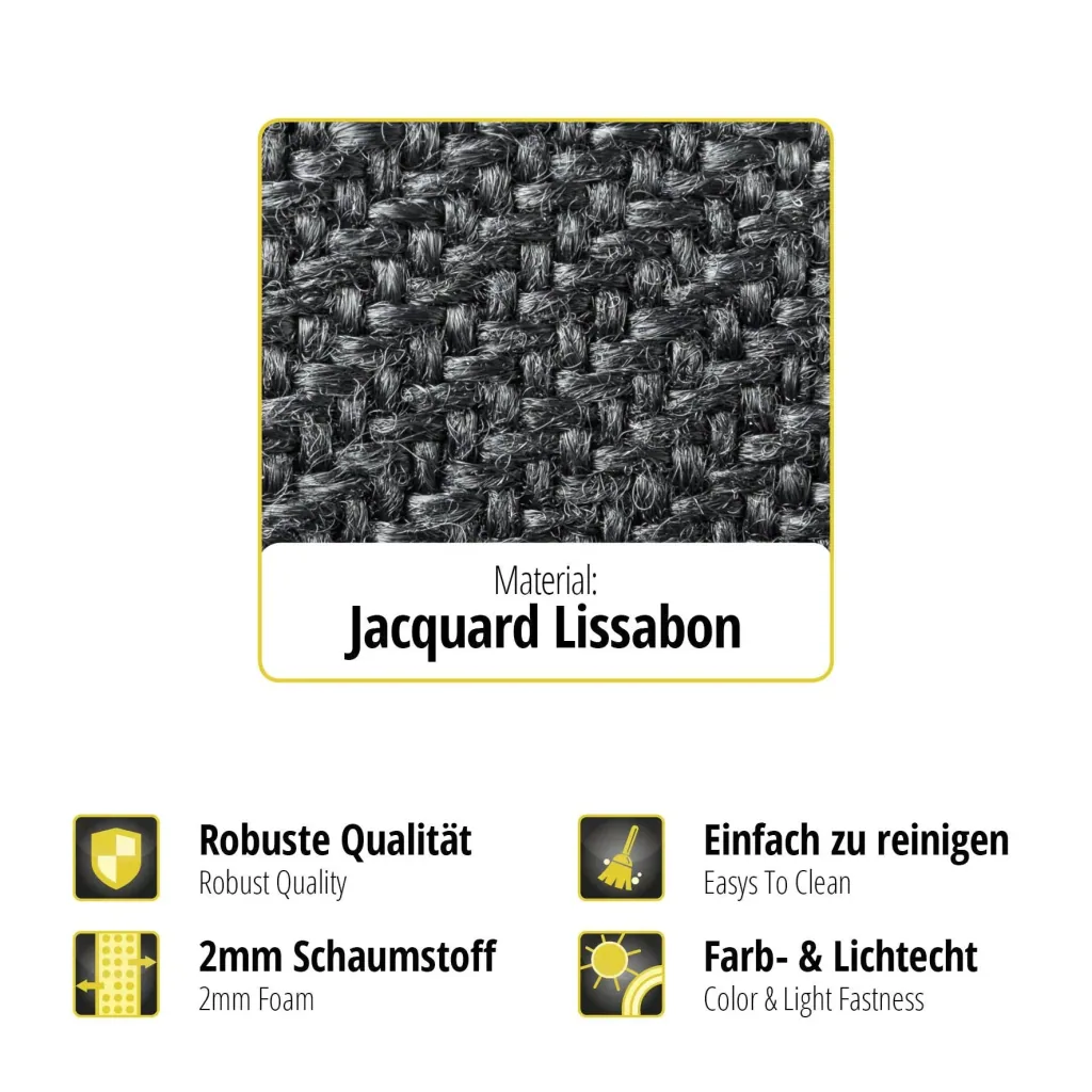 Passform Sitzbezüge VW T6 Passform Sitzbezüge für Doppelbank vorne aus Stoff ab Baujahr 07/2015 bis heute