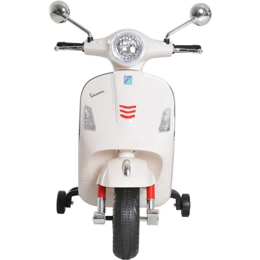 Elektro Kindermotorrad VESPA Kinderauto Weiß