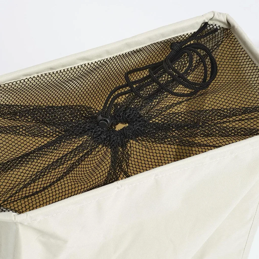 Wäschesammler "Wash me", Polyester, beige