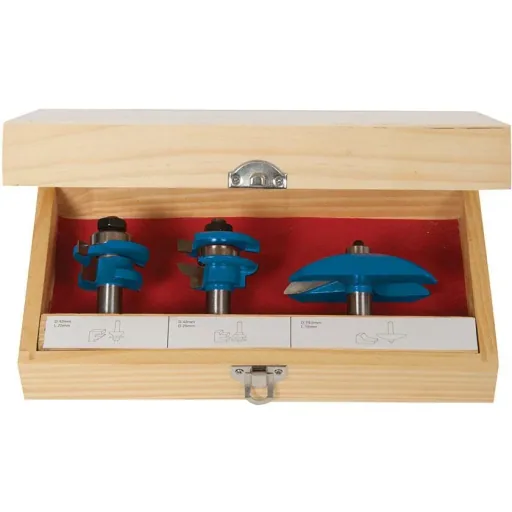 3 Stück 1/2" TCT-Plattenfräser-Satz