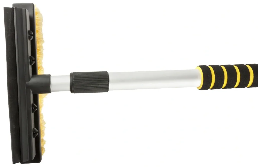 Bürste mit Eiskratzer und Gummilippe teleskopierbar - 3in1- 60-90 cm