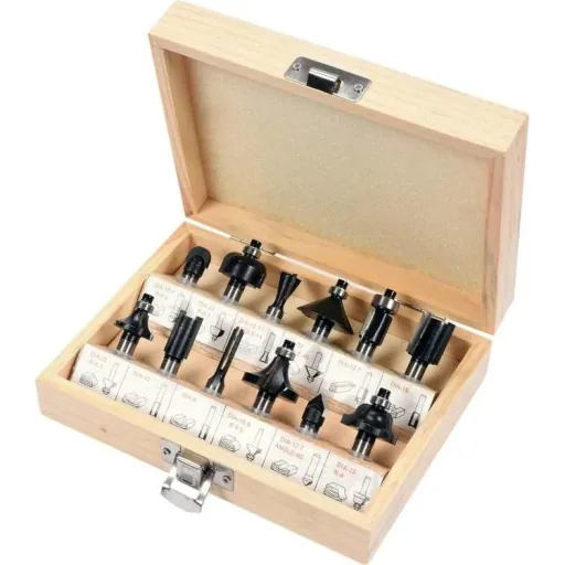 Fräser-Satz 12-teilig - 8-mm-Schaft