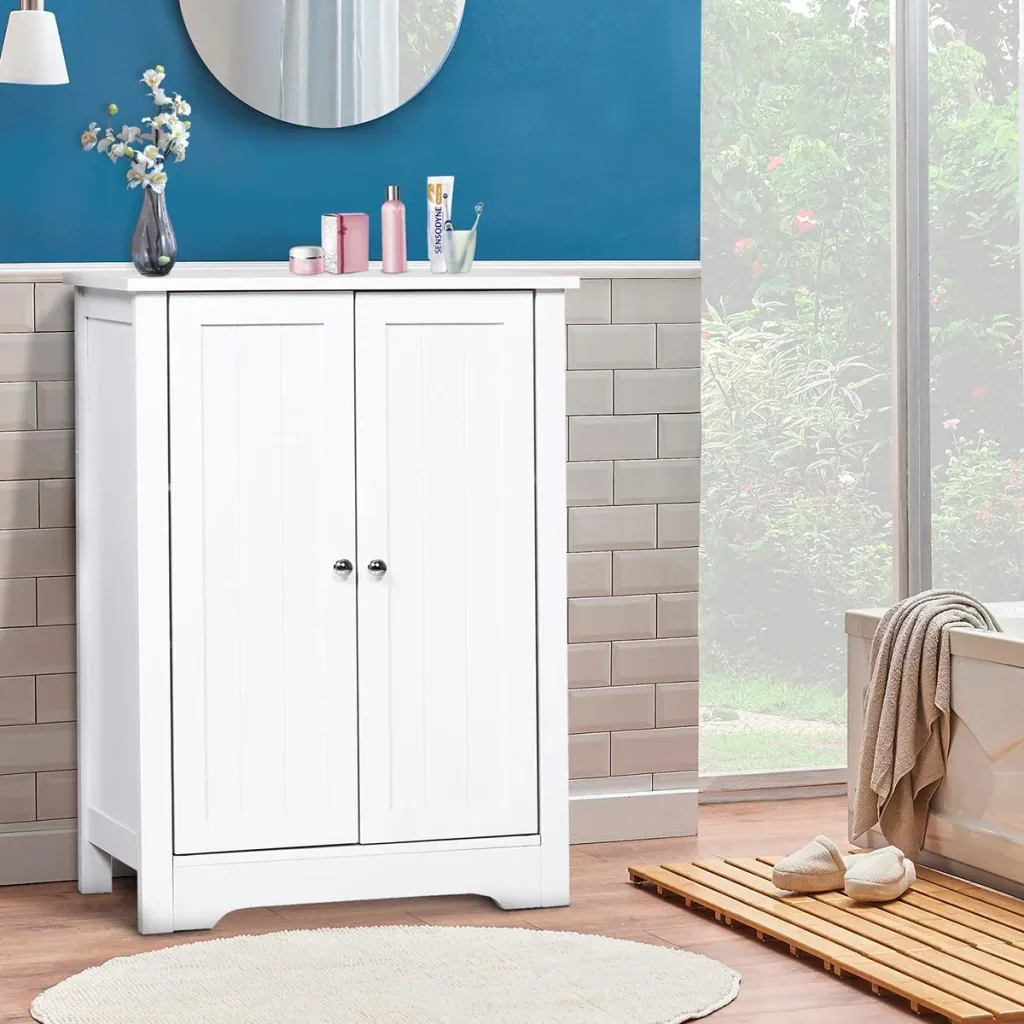Badezimmerschrank mit 3 Fächer weiß