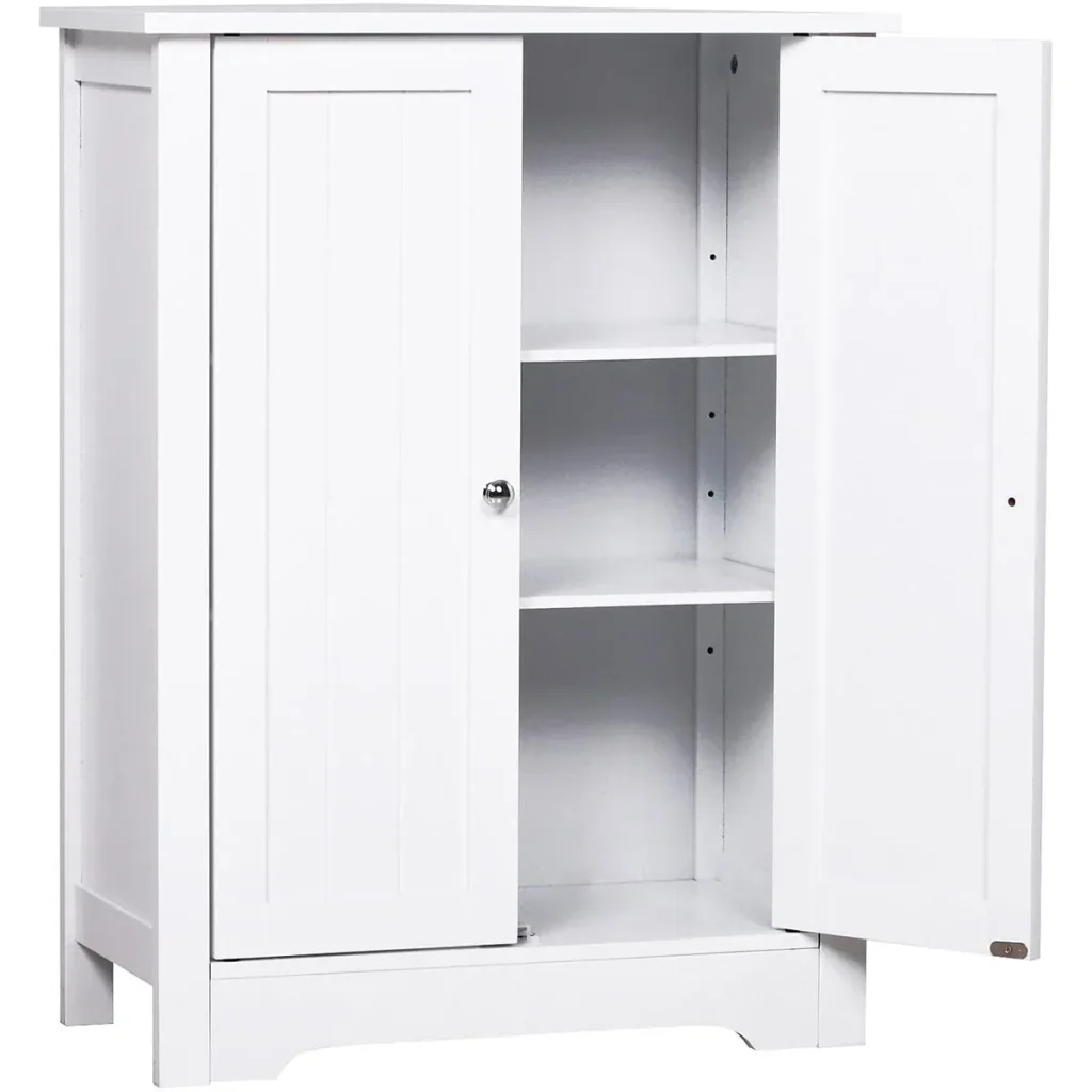 Badezimmerschrank mit 3 Fächer weiß