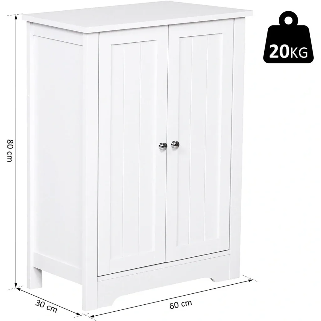 Badezimmerschrank mit 3 Fächer weiß