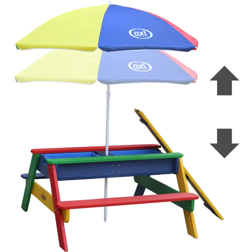 Nick Sand & Wasser Picknicktisch Regenbogen