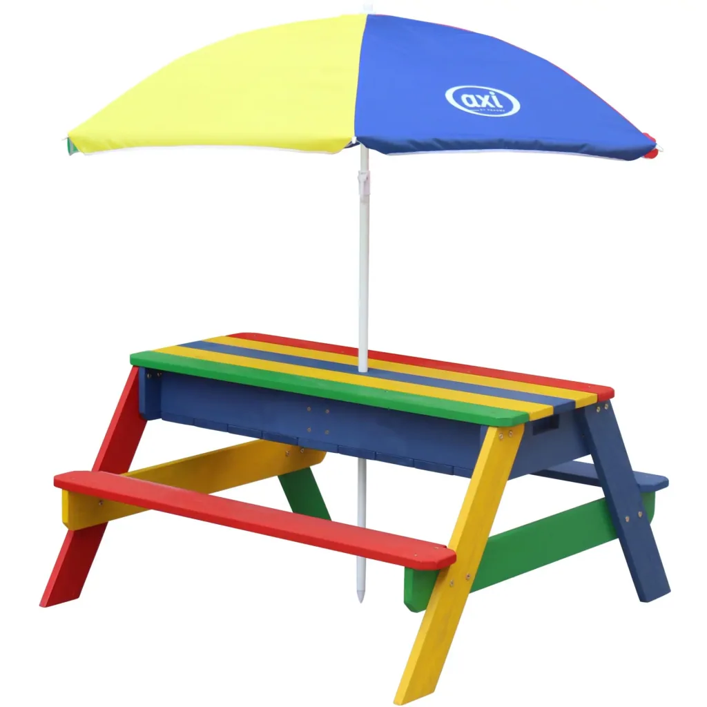 Nick Sand & Wasser Picknicktisch Regenbogen