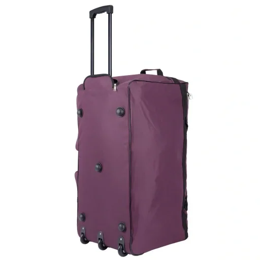 XXL Reisetasche Lila mit Trolleyfunktion 3 Rollen 160 LITER 85x43x44cm
