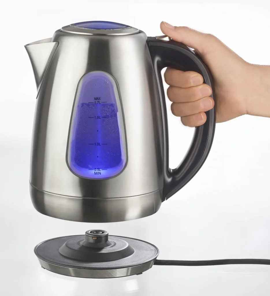 Wasserkocher Vario, 1,7 L mit Temperaturwahl, Edelstahl