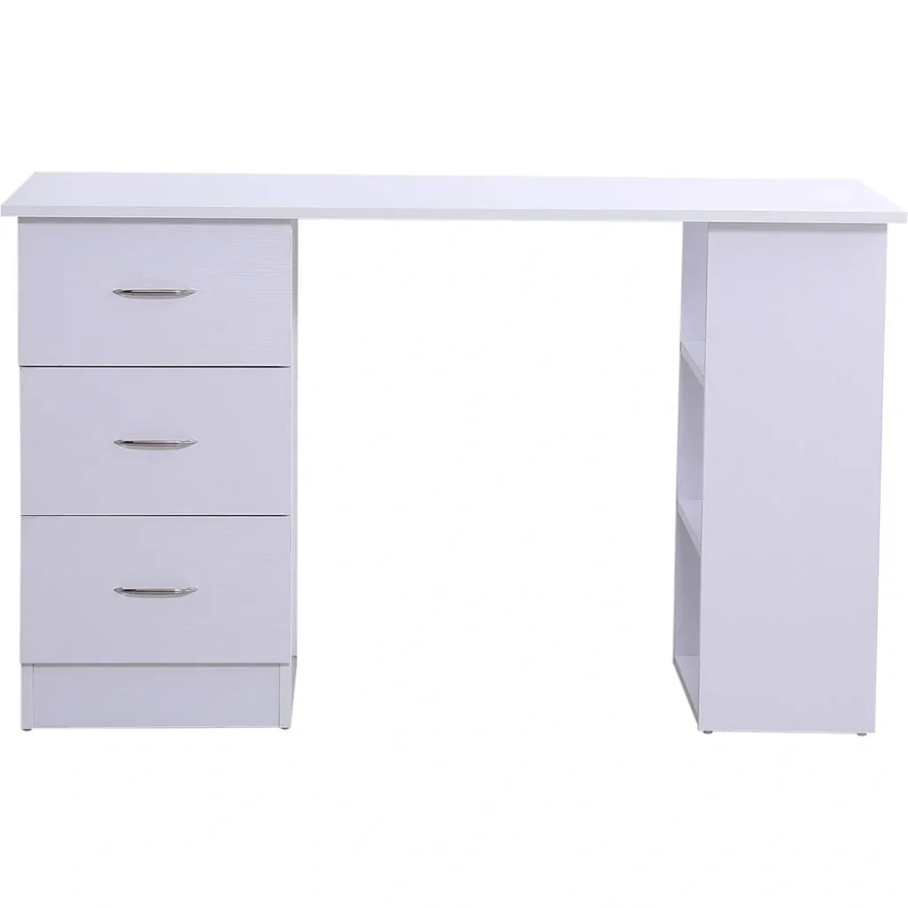 Schreibtisch inkl. 3 Schubladen und Regal