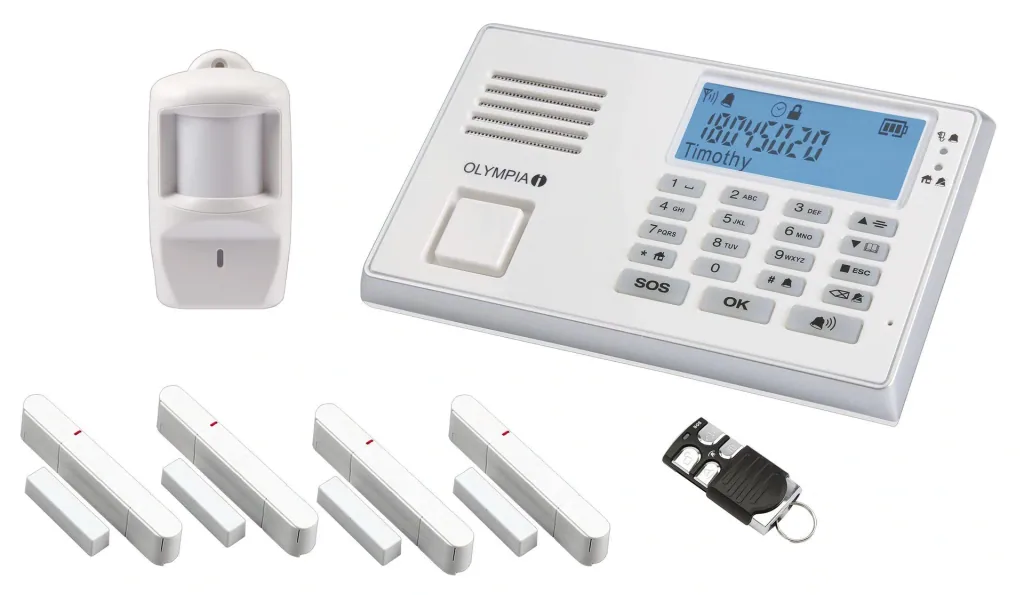 Drahtloses Alarmanlagen-Set Protect 9066 mit Notruf- und Freisprechfunktion