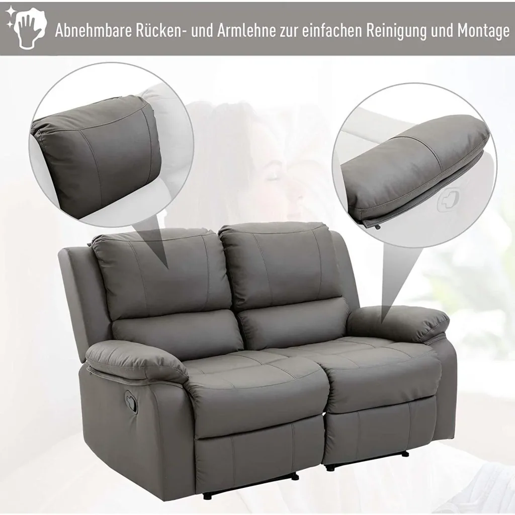 Doppelsofa mit Liegefunktion