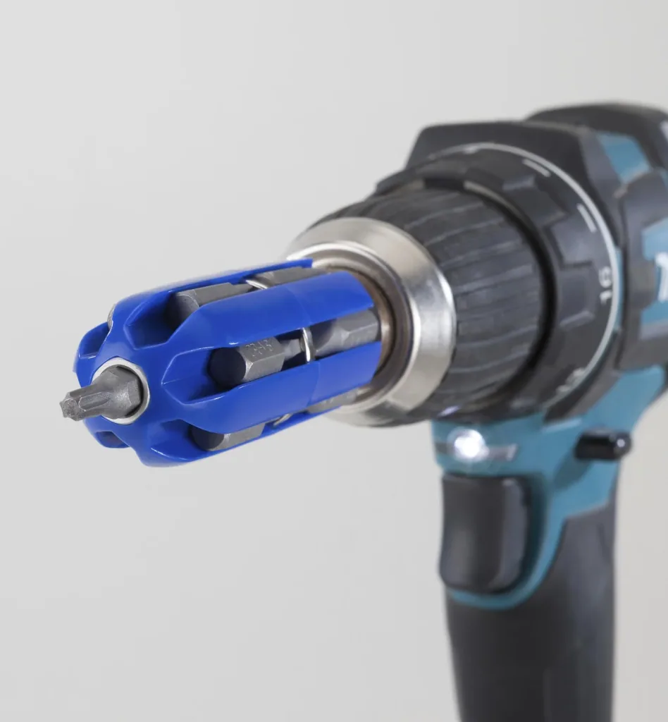 Magnetisches Bitmagazin mit Halter für Hand- und Maschinenbetrieb