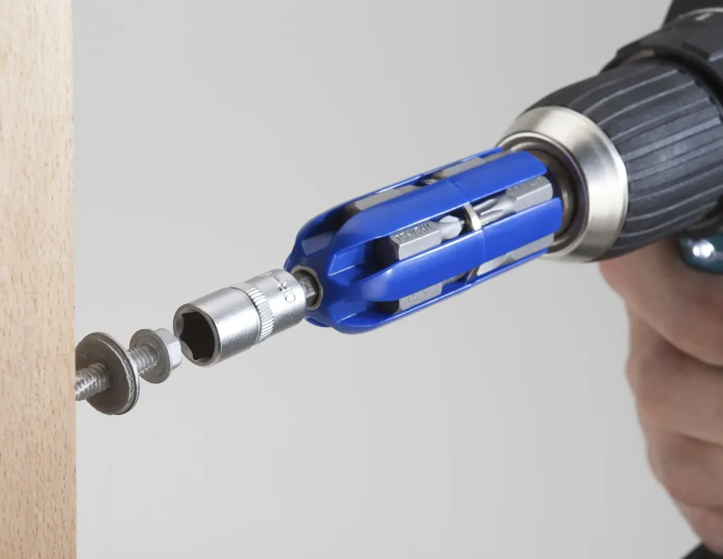 Magnetisches Bitmagazin mit Halter für Hand- und Maschinenbetrieb