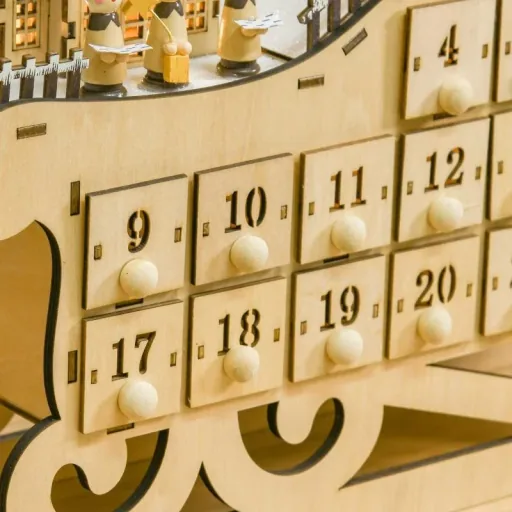 Adventskalender, Weihnachtskalender, Adventskalenderbox | Aosom.de